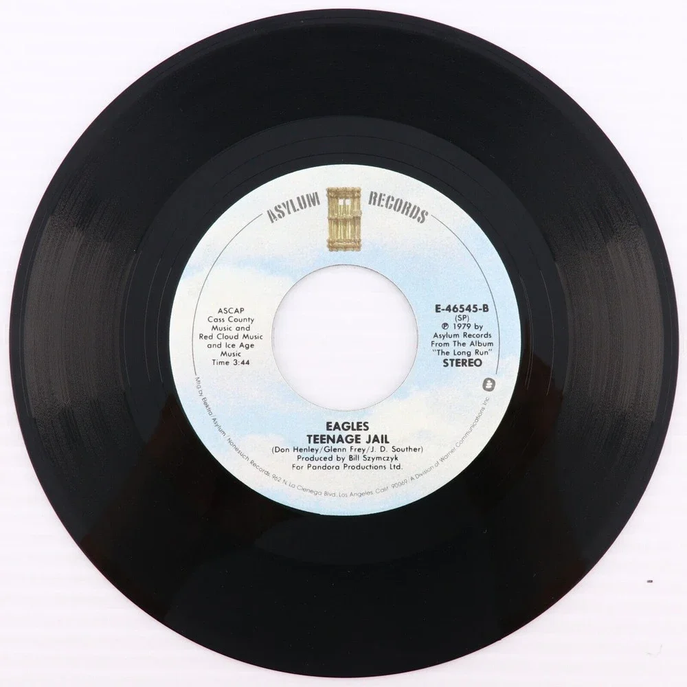 Eagles Heartache Tonight/Teenage Jail 1979 45 rpm 7" Single Vinyl Record E-46545 - Picture 4 of 7